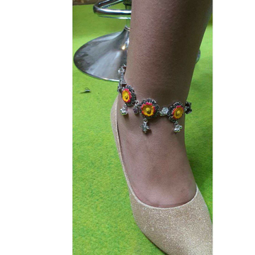 Coted plastic mina oxodize flower casting anklet-p... by 