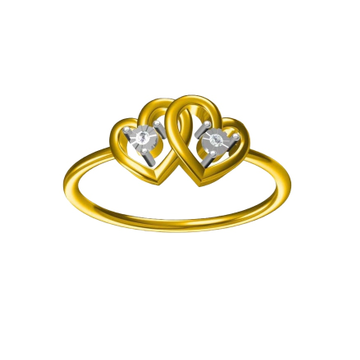 18k gold real diamond ring mga - rdr0016