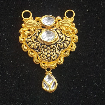 New met finish Antique Mangalsutra pendant by 