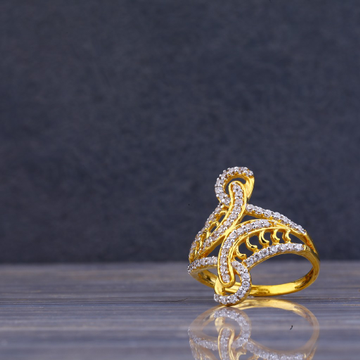 22kt Gold cz Ring LLR92