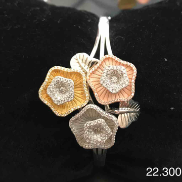 925 sterling silver Tri colour Italian kada by Veer Jewels