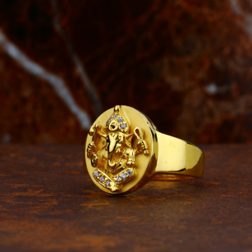 22 carat 916 fancy Ganesh ji gents ring by 