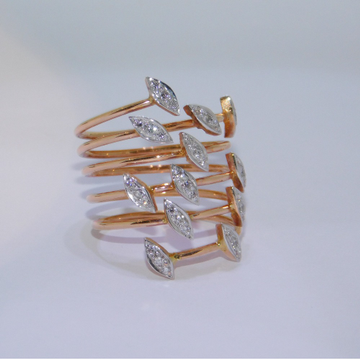 18K gold diamond ring -lr-267