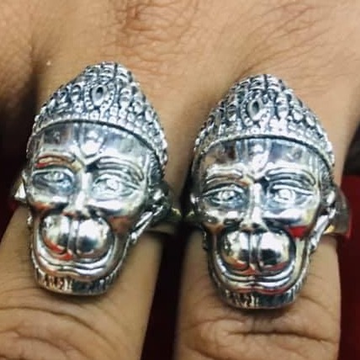 925 Starling Silver  HanumanJI Ring RH-925HR01