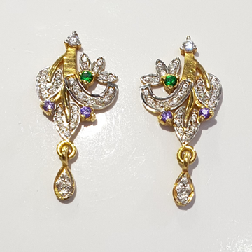 91.6 Diamond Ladies Fancy Earrings by 