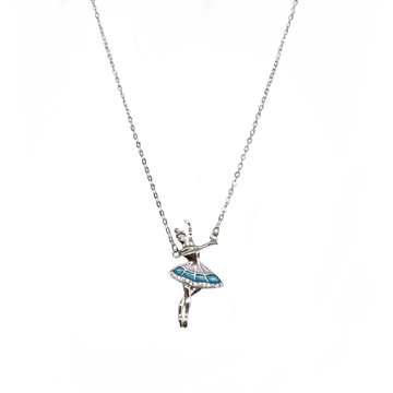 Dancing Barbie Chain pendent In 925 Sterling Silve...