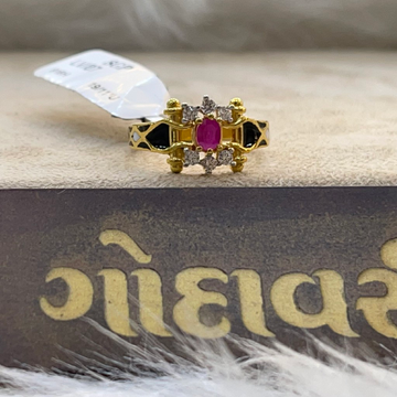 22k gold ladies cz diamond ring by Shree Godavari Gold Palace