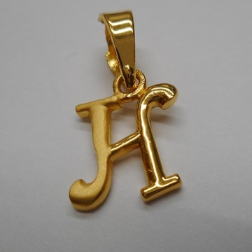 22 kt gold pendant by Aaj Gold Palace