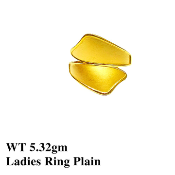 22K Ladies Ring Plain by 