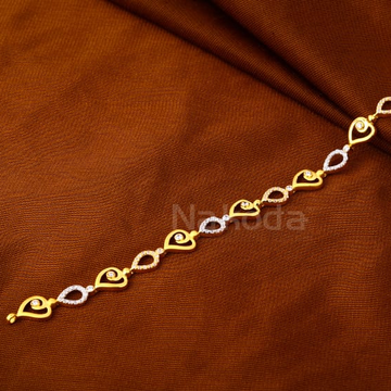 916 Gold CZ Ladies Exclusive Bracelet LB603