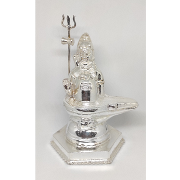 Silver god Shivaji, Bholenath, Sankarji by Rajasthan Jewellers Private Limited