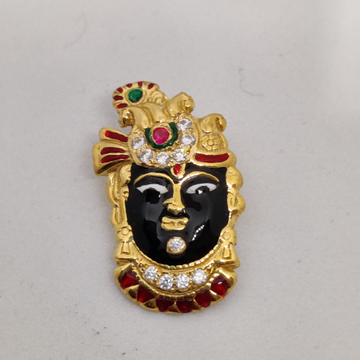 916 Gold Fancy Gent's Shreenathji Pendant