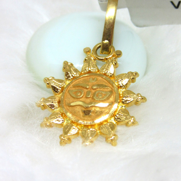 Surya gold pendent by 
