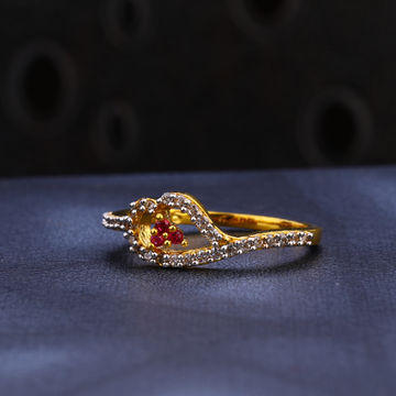 916 Gold Cz Delicate Ladies Ring LR1566