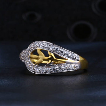 22KT Gold CZ Hallmark Exclusive Ladies Ring LR1360