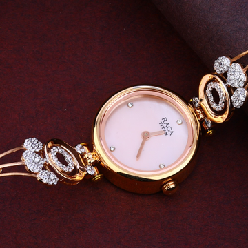 750 rose gold exclusive cz watch rlw332