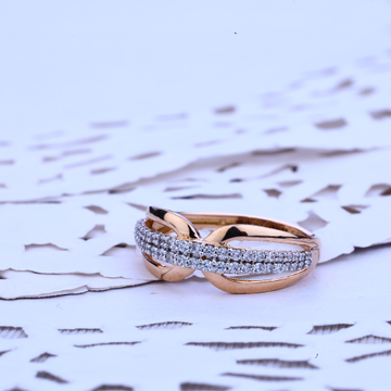 Ladies Rose Gold 18K Fancy Ring-RLR204