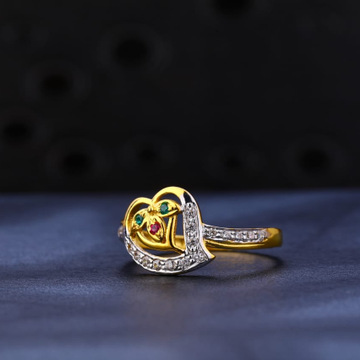 22KT Gold Delicate Ladies Ring LR1155