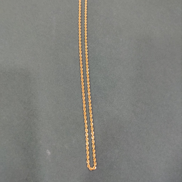 22 carat 916 gold lightweight chain by Suvidhi Ornaments