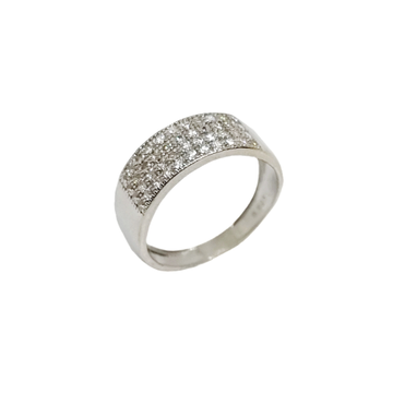 Simple Diamonds Ring In 925 Sterling Silver MGA -...