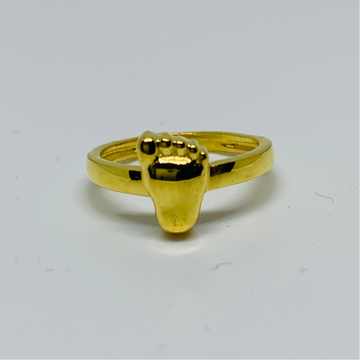 916 Gold Plain Casting Baby Rings by 