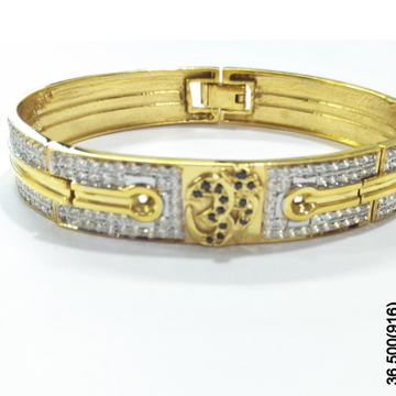 22KT Gold Gents Bracelet by 