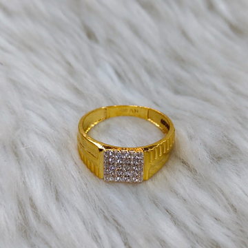 22 carat 916 diamond gents ring by 