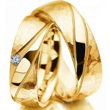 22 Kt 916 Gold Couple Ring by 