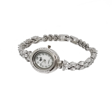 Diamond Fancy Watch In 925 Sterling Silver MGA - W...