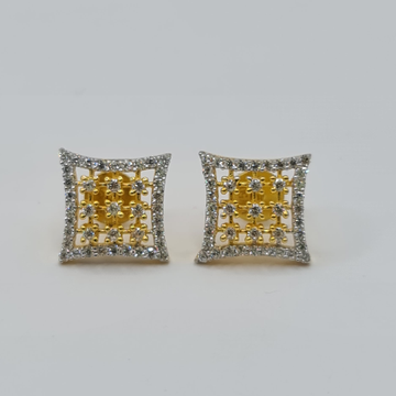 18k Gold fancy  earring by Sangam Jewellers