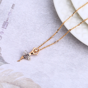 18ct Traditional Rose Gold Necklace by 