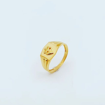 916 Gold Fancy Gents Ring by 