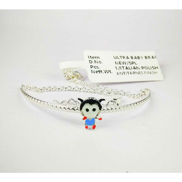 New 925 Silver Baby Bracelet With Ghost Shape
