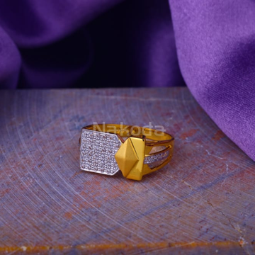 22KT Gold Hallmark Delicate Mens Ring MR983