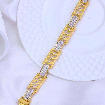 22k gold cz fancy bracelet by 