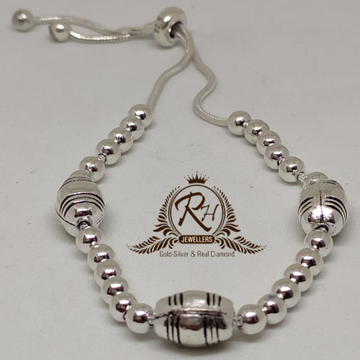 92.5 silver traditional ladies bracelet Rh-Ly975