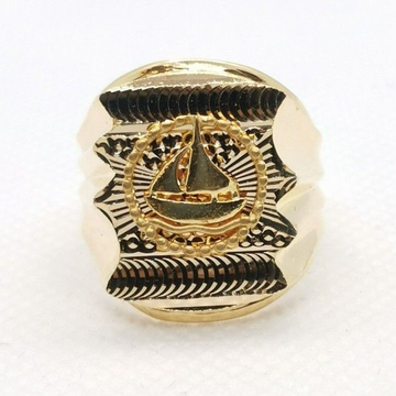 Boat initial gents ring by 
