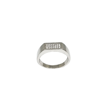 Simple Diamond Ring In 925 Sterling Silver MGA - G...