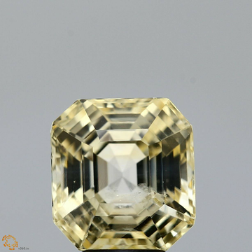 8.10ct octagonal yellow-sapphire-pukhraj by 