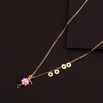 18CT rose gold chain by 