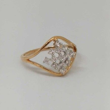 18 kt Rose Gold Ladies Branded Ring by 