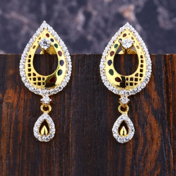 22 carat gold fancy ladies earrings338