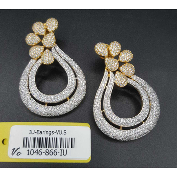 Beautiful Cz Diamond Earrings#1012