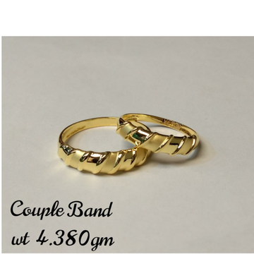 Gold classic couple ring by 