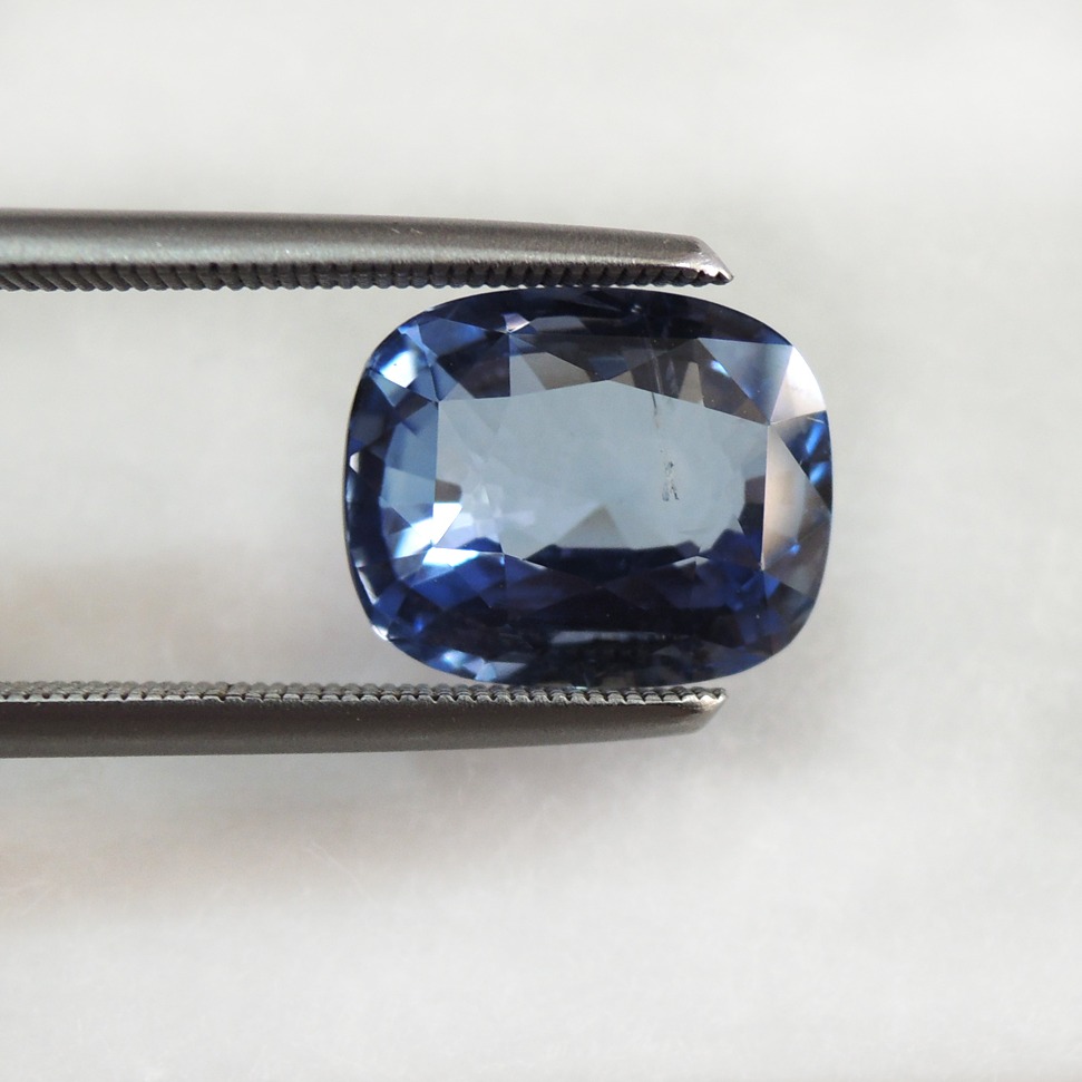 5.12ct cushion natural blue-sapphire neelam KBG-B005