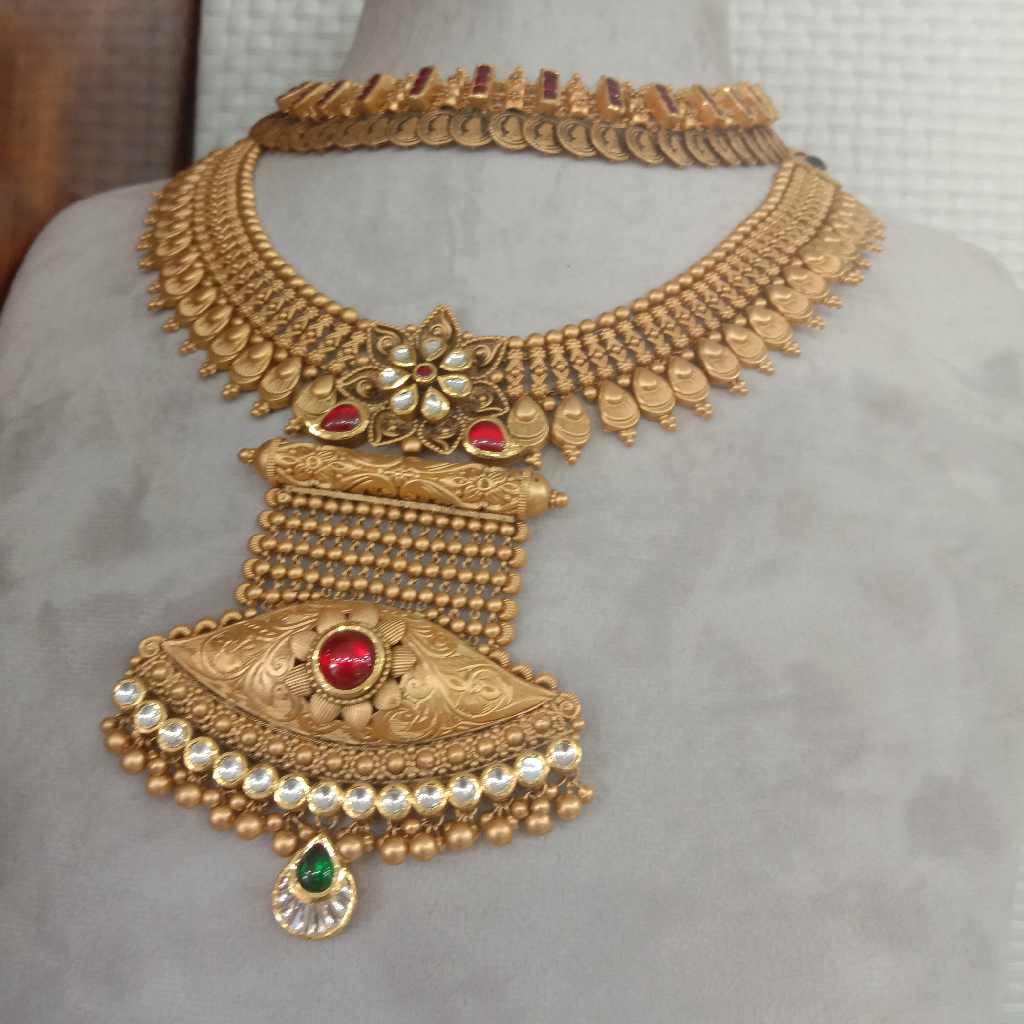 22ct gold design necklace set