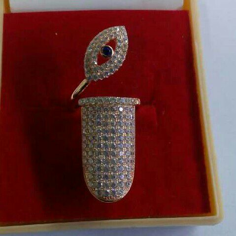 925 Silver Designer Nail Ring