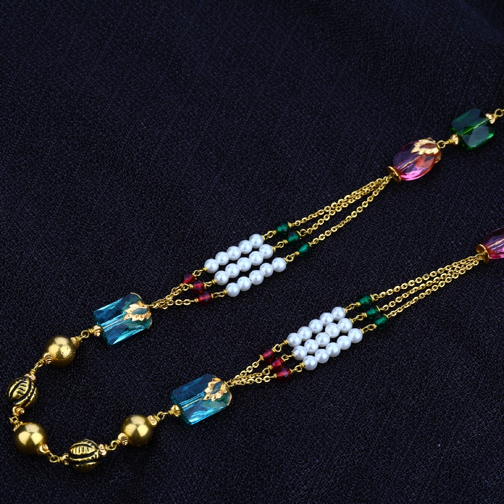Moti Gold 916 Ladies Mala-AC39