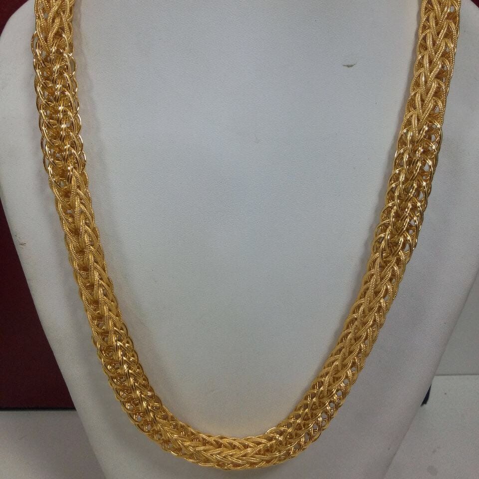 22 kt gold holo chain