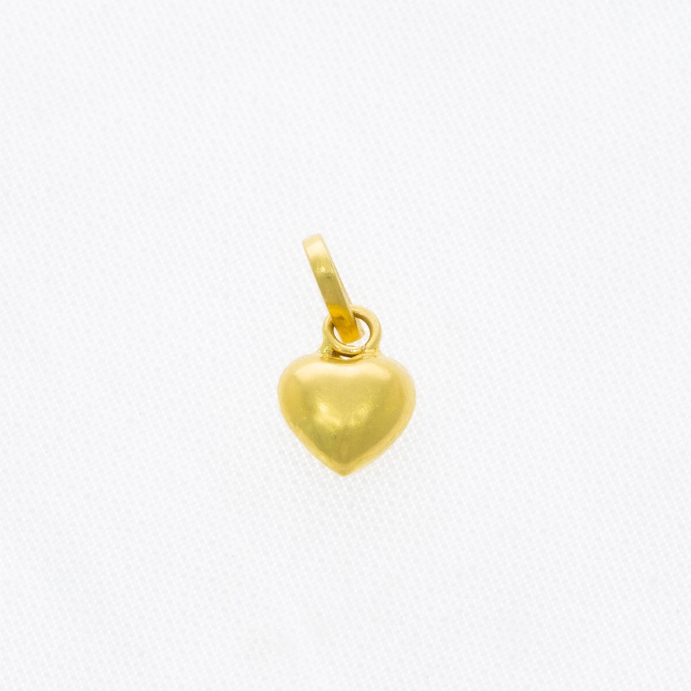22kt Gold Heart Pendant